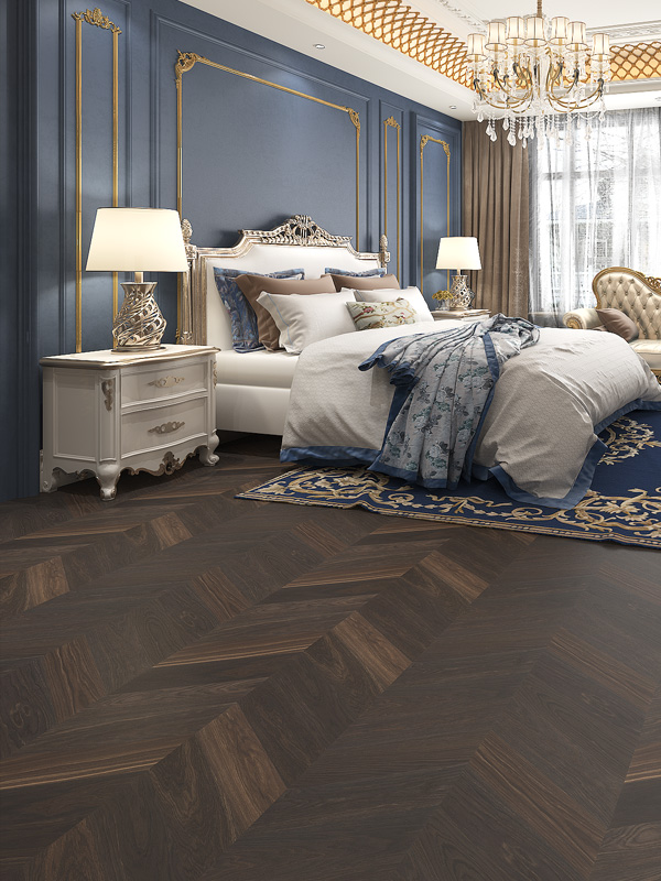 銀橡煙熏魚骨拼花