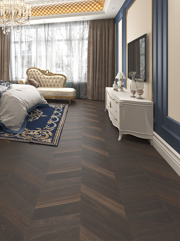 銀橡煙熏魚骨拼花