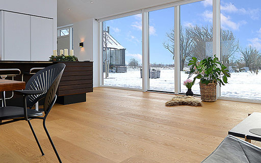 丹麥別墅單拼橡木、人字拼橡木案例