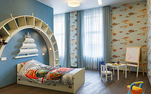 俄羅斯圣彼得堡住宅：單拼煙熏橡木